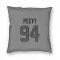 Houston Texans Jayden Peevy  Silver Pillow Cover (18 X 18)