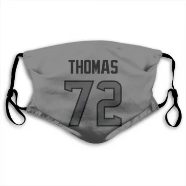 Houston Texans Jaylon Thomas  Silver Face Mask