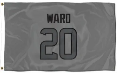 Houston Texans Jimmie Ward  Silver Flag (3 X 5)