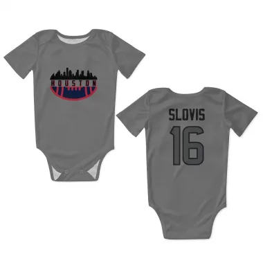 Houston Texans Kedon Slovis  Silver Newborn & Infant Bodysuit