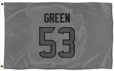 Houston Texans Kendrick Green  Silver Flag (3 X 5)