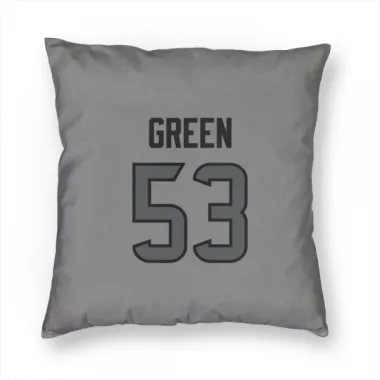 Houston Texans Kendrick Green  Silver Pillow Cover (18 X 18)