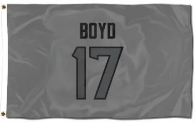 Houston Texans Kris Boyd  Silver Flag (3 X 5)