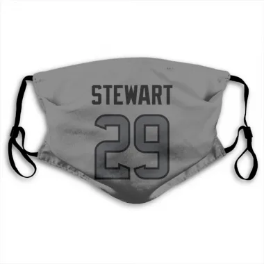 Houston Texans M.J. Stewart  Silver Face Mask