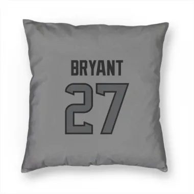 Houston Texans Myles Bryant  Silver Pillow Cover (18 X 18)