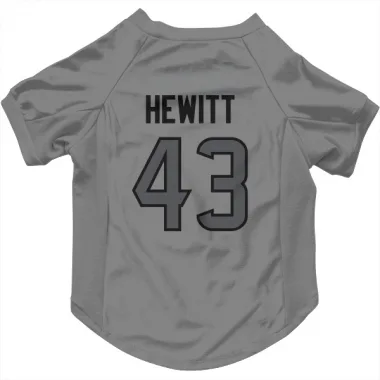 Houston Texans Neville Hewitt  Silver Dog & Cat Pet Jersey