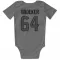 Houston Texans Nick Broeker  Silver Newborn & Infant Bodysuit