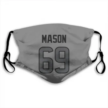 Houston Texans Shaq Mason  Silver Face Mask