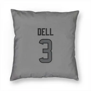 Houston Texans Tank Dell  Silver Pillow Cover (18 X 18)