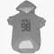 Houston Texans Tim Settle Jr.  Silver Dog & Cat Pet Hoodie