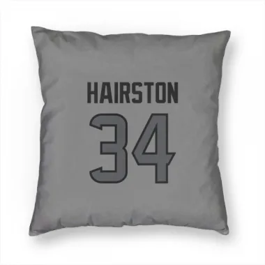 Houston Texans Troy Hairston  Silver Pillow Cover (18 X 18)