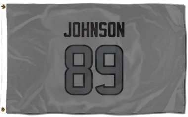 Houston Texans Xavier Johnson  Silver Flag (3 X 5)