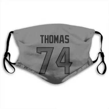 Houston Texans Zach Thomas  Silver Face Mask