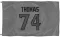 Houston Texans Zach Thomas  Silver Flag (3 X 5)