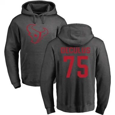 Men's Austin Deculus Houston Texans Pro Line by Branded Ash One Color Pullover Hoodie