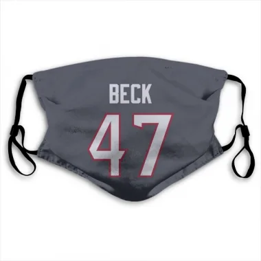 Navy Houston Texans Andrew Beck   Face Mask