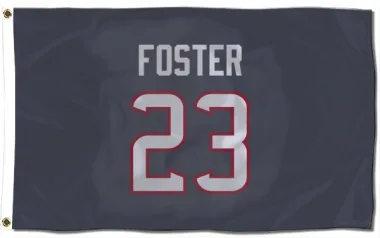 Navy Houston Texans Arian Foster   Flag (3 X 5)