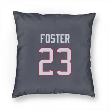 Navy Houston Texans Arian Foster   Pillow Cover (18 X 18)