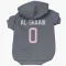 Navy Houston Texans Azeez Al-Shaair   Dog & Cat Pet Hoodie