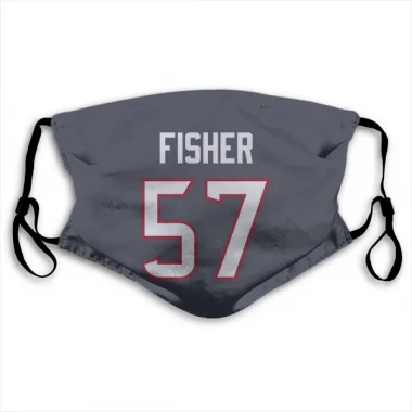 Navy Houston Texans Blake Fisher   Face Mask