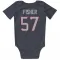 Navy Houston Texans Blake Fisher   Newborn & Infant Bodysuit