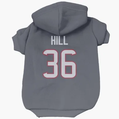 Navy Houston Texans Brandon Hill   Dog & Cat Pet Hoodie