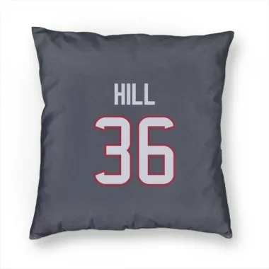 Navy Houston Texans Brandon Hill   Pillow Cover (18 X 18)