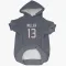 Navy Houston Texans Braxton Miller   Dog & Cat Pet Hoodie