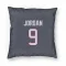 Navy Houston Texans Brevin Jordan   Pillow Cover (18 X 18)