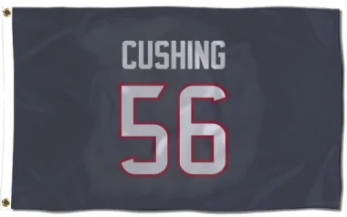 Navy Houston Texans Brian Cushing   Flag (3 X 5)