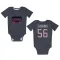 Navy Houston Texans Brian Cushing   Newborn & Infant Bodysuit