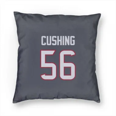 Navy Houston Texans Brian Cushing   Pillow Cover (18 X 18)