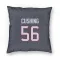 Navy Houston Texans Brian Cushing   Pillow Cover (18 X 18)