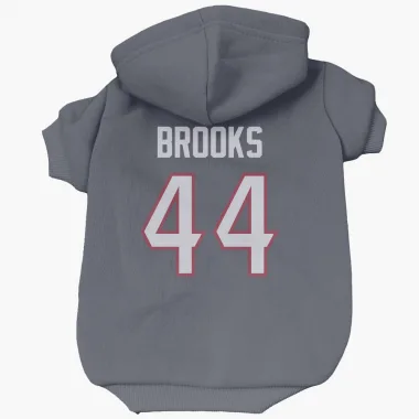 Navy Houston Texans British Brooks   Dog & Cat Pet Hoodie