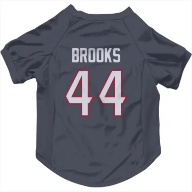 Navy Houston Texans British Brooks   Dog & Cat Pet Jersey