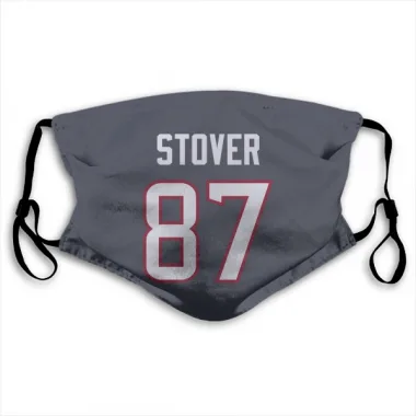 Navy Houston Texans Cade Stover   Face Mask