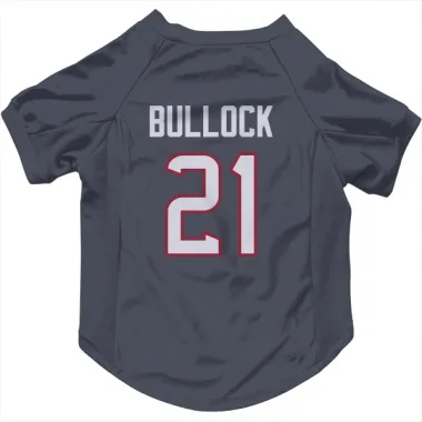 Navy Houston Texans Calen Bullock   Dog & Cat Pet Jersey