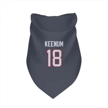 Navy Houston Texans Case Keenum   Dog & Cat Pet Bandana