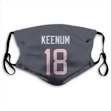 Navy Houston Texans Case Keenum   Face Mask