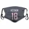 Navy Houston Texans Case Keenum   Face Mask