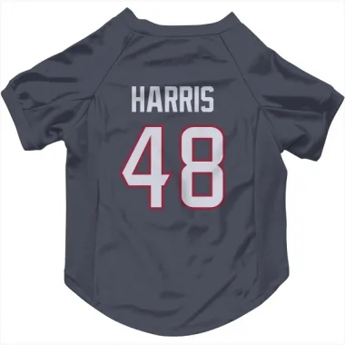 Navy Houston Texans Christian Harris   Dog & Cat Pet Jersey