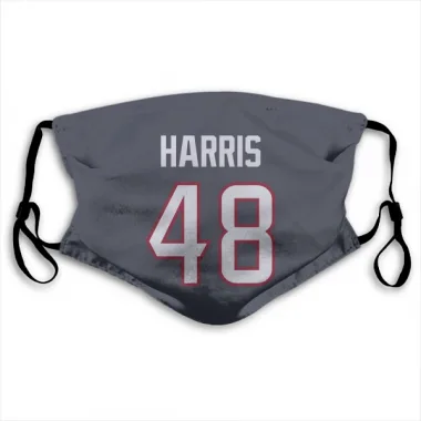 Navy Houston Texans Christian Harris   Face Mask