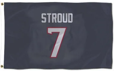 Navy Houston Texans C.J. Stroud   Flag (3 X 5)