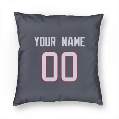 Navy Houston Texans Custom    Pillow Cover (18 X 18)