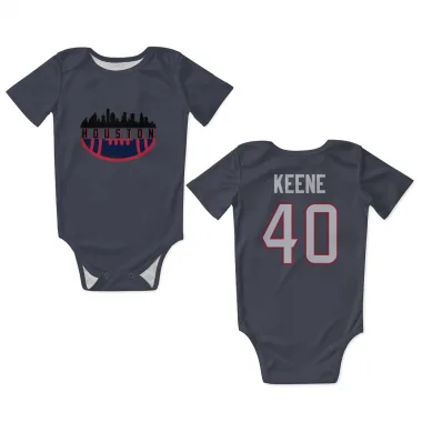 Navy Houston Texans Dalton Keene   Newborn & Infant Bodysuit