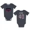 Navy Houston Texans Dalton Keene   Newborn & Infant Bodysuit