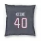 Navy Houston Texans Dalton Keene   Pillow Cover (18 X 18)