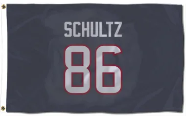 Navy Houston Texans Dalton Schultz   Flag (3 X 5)