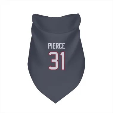 Navy Houston Texans Dameon Pierce   Dog & Cat Pet Bandana