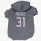 Navy Houston Texans Dameon Pierce   Dog & Cat Pet Hoodie